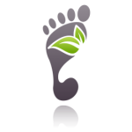 Carbon footprint icon